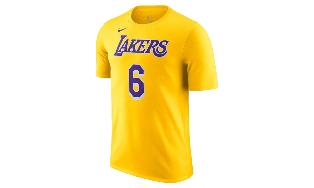 LEBRON JAMES LA LAKERS T-SHIRT "Yallow" DR6380 728