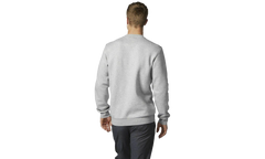 Essentials 3-Stripe Logo Cotton Sweatshirt "Medium Grey Heather" CG0857