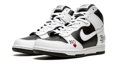 SB Dunk High "Supreme - By Any Means - White/Black" DN3741 002
