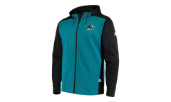 NHL San Jose Sharks Full Zip Hoodie "Teal" DN2838