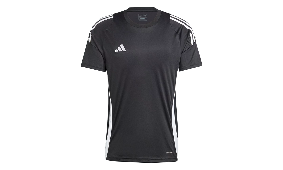 TIRO 24 SLIM-FIT PERFORMANCE 3-STRIPES JERSEY "Black / White" IJ7676