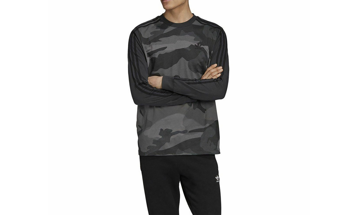 Originals Camo Longsleeve Tee "Multicolor / Carbon" ED6968