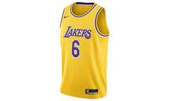 LA LAKERS LEBRON JAMES #6 ICON SWINGMAN JERSEY "Yellow" CW3669 738