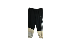 Fleece Colorblock Pants "Black / Wonder White" HB7392